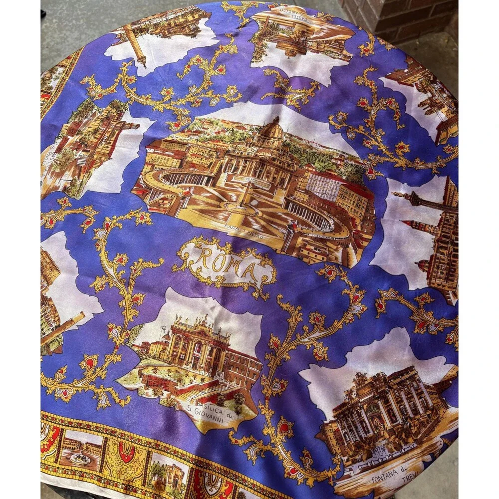 Vintage Roma Italy Scarf